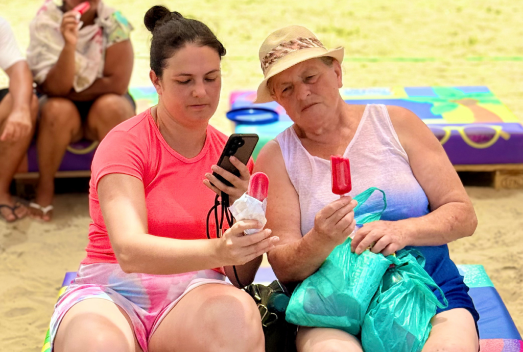 Distribuição de sorvetes e ativações da Bapka