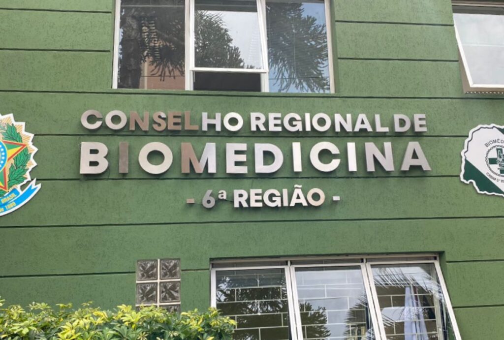 Fachada do Conselho Regional De Biomedicina