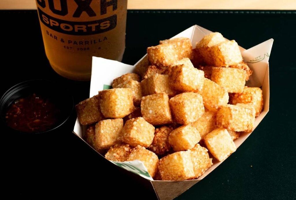 Porção de dadinhos de tapioca do Coxa Sports Bar