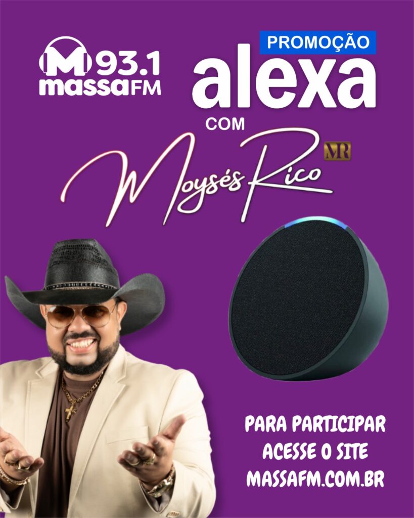 Promoção da Massa FM Capinzal com Alexa e Moyses Rico