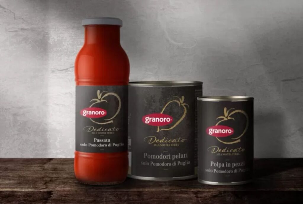 molho de tomate com vidro