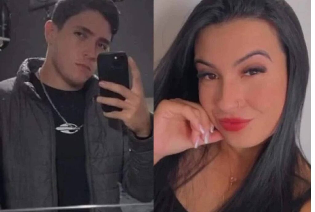 Gabriel Dulo e Jéssica Brito de Lima, casal que foi morto.