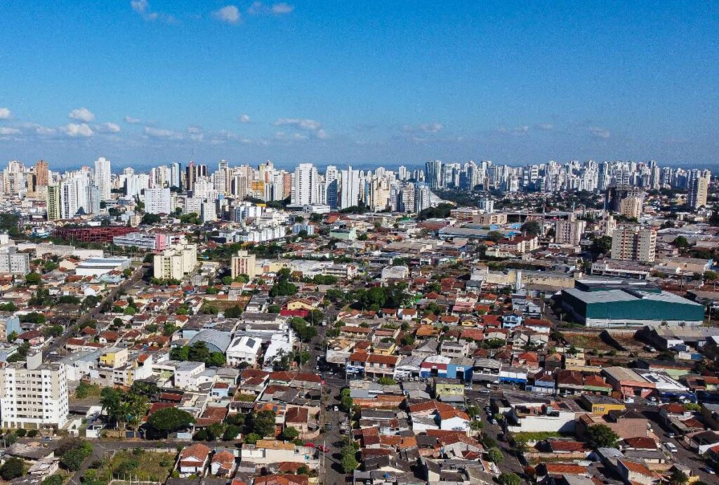 Cidade vista de cima