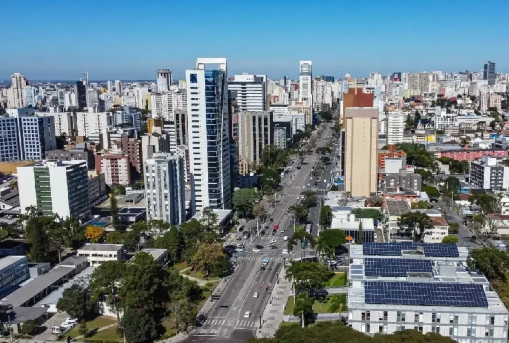 Curitiba vista de cima