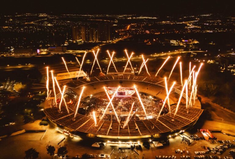 Estádio que recebeu festival Histórias