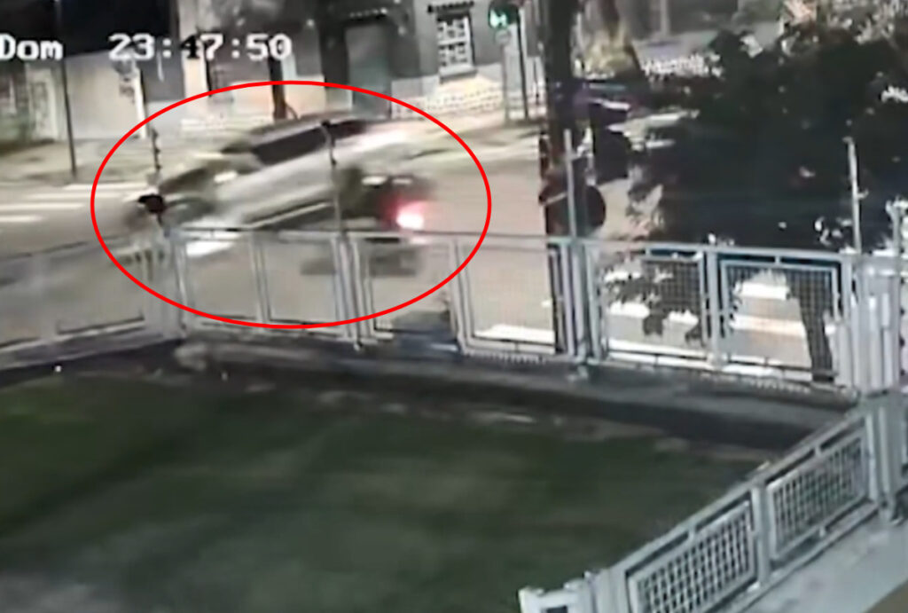 Print de câmera de segurança mostra acidente com morte no Bom Retiro