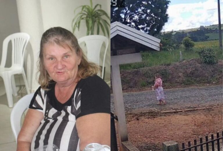 Foto de Lucia Cioch, mulher desaparecida.