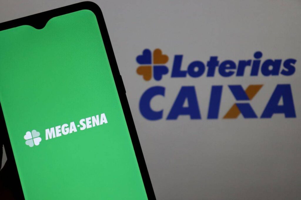 Celular aberto na Mega-Sena