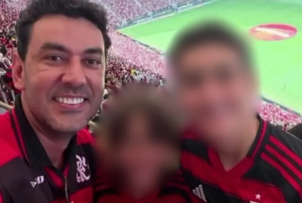 Secretário de Governo da prefeitura de Itumbiara ao lado dos filhos