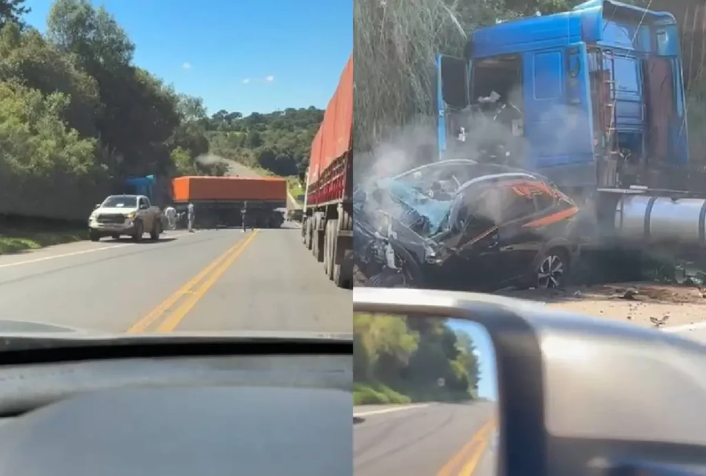 Acidente na BR-277 em Guarapuava