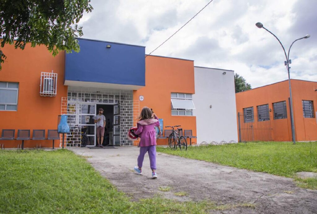 Fachada de unidade de saúde