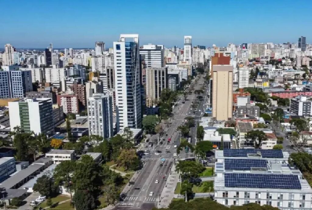 Curitiba vista de cima