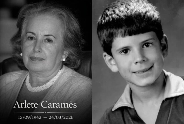 Montagem com fotos de Arlete e Guilherme, o menino desaparecido