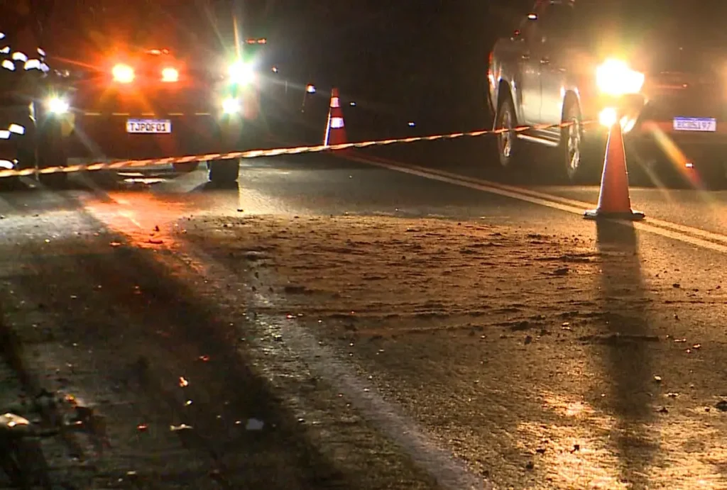 Local do acidente em Londrina