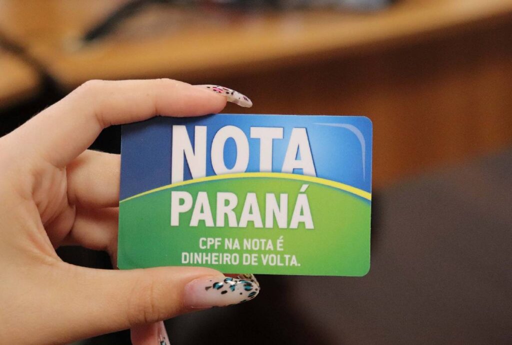 Cartão do Nota Paraná