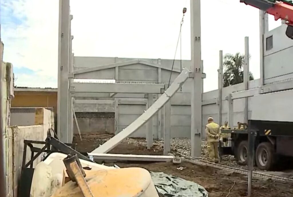 Viga de concreto despenca e mata trabalhador em obra no Boqueirão