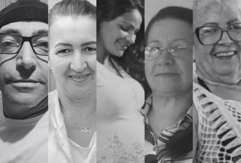 Tarcísio Pereira da Luz, Rozane Brunetto, Rejane Cordeiro, Marli Goulart e Tereza Goulart