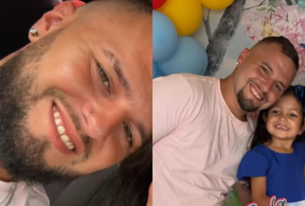 Lucas Kazimirski, de 24 anos, e a sua enteada Ana Clara, de apenas 4 anos, eram do Rio Grande do Sul e morreram na Região Metropolitana de Curitiba