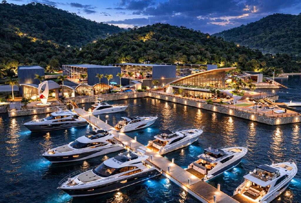 Projeto do complexo náutico de Guaratuba