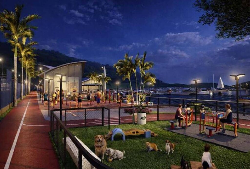 Projeto do complexo náutico de Guaratuba