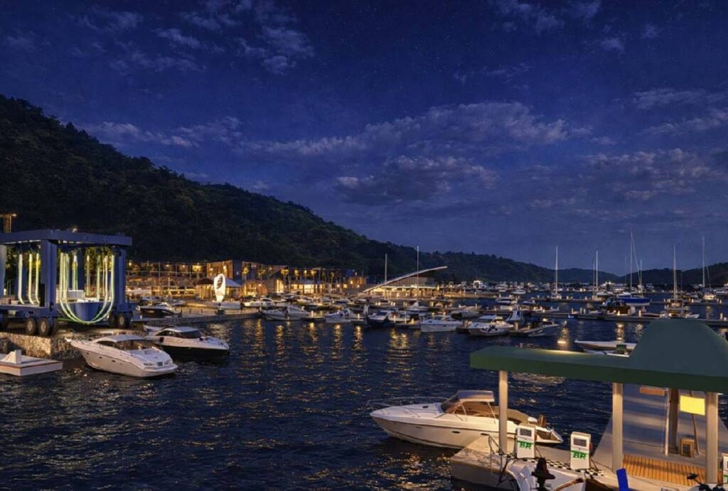 Projeto do complexo náutico de Guaratuba