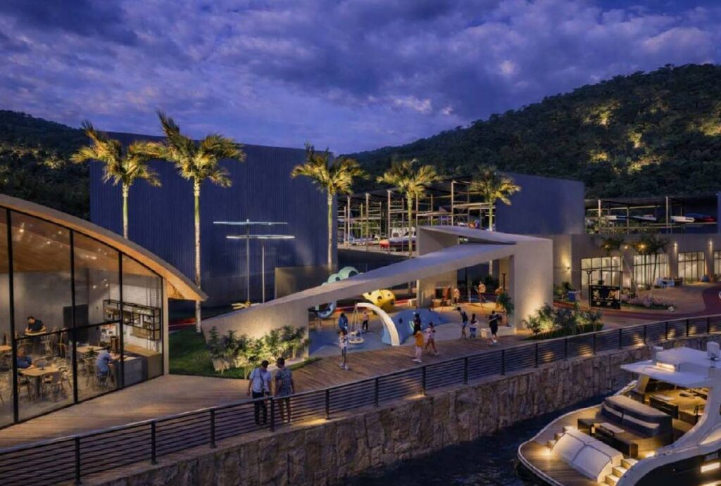 Projeto do complexo náutico de Guaratuba