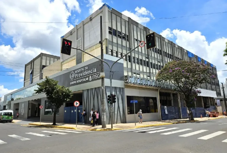 Fachada do Hospital da Providência, em Apucarana
