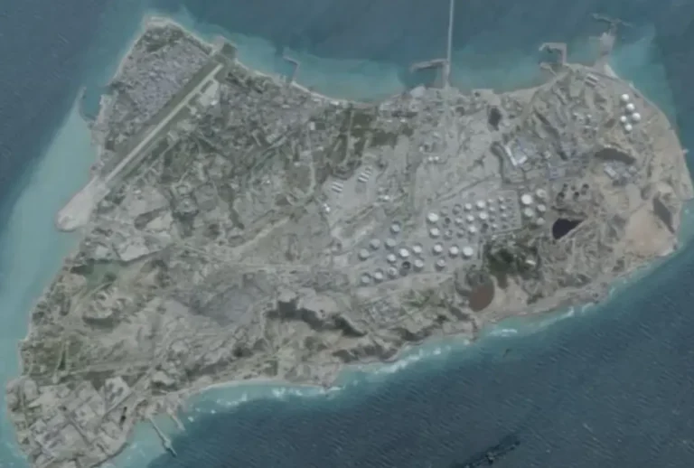 imagens aereas da ilha de kharg