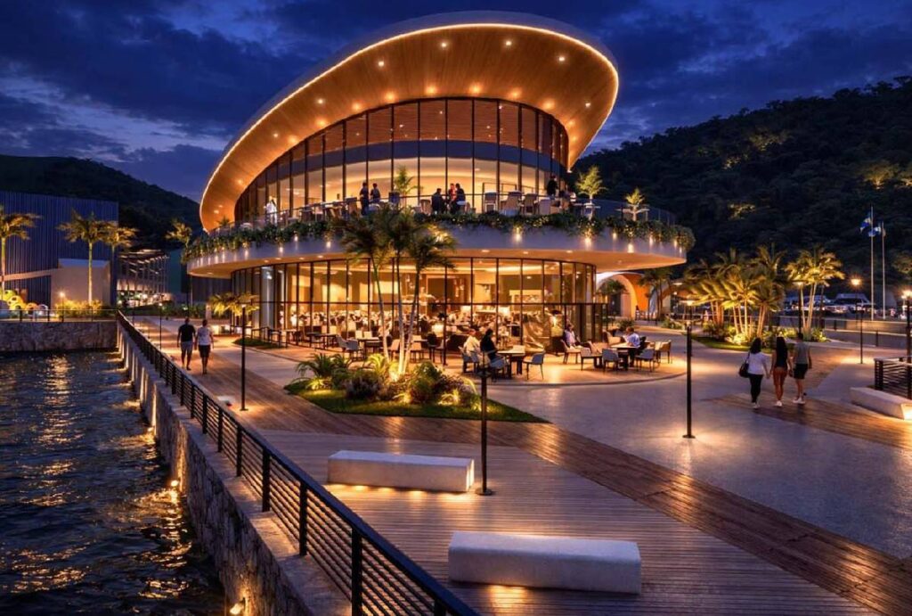 Projeto do complexo náutico de Guaratuba