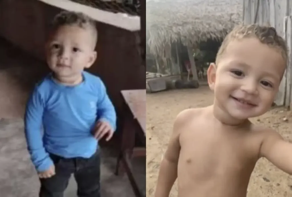 montagem com fotos do bebê josé arthur