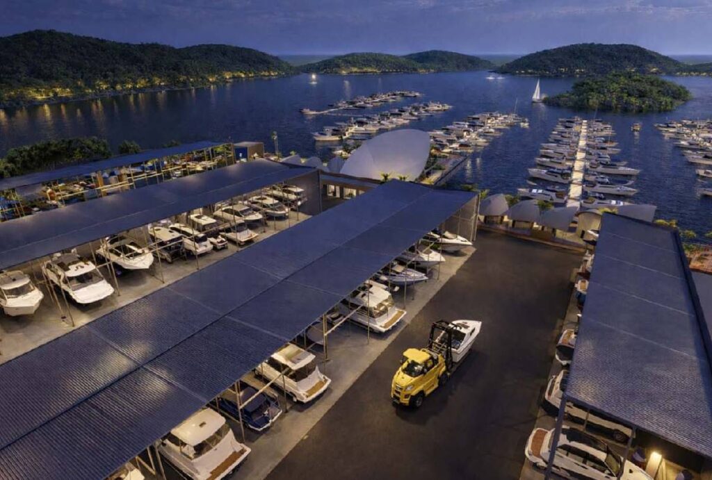 Projeto do complexo náutico de Guaratuba