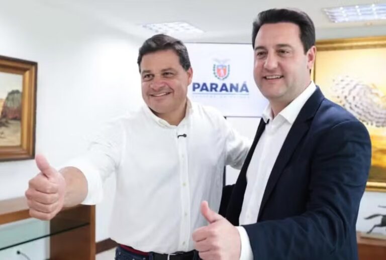 Sandro Alex e Ratinho Jr