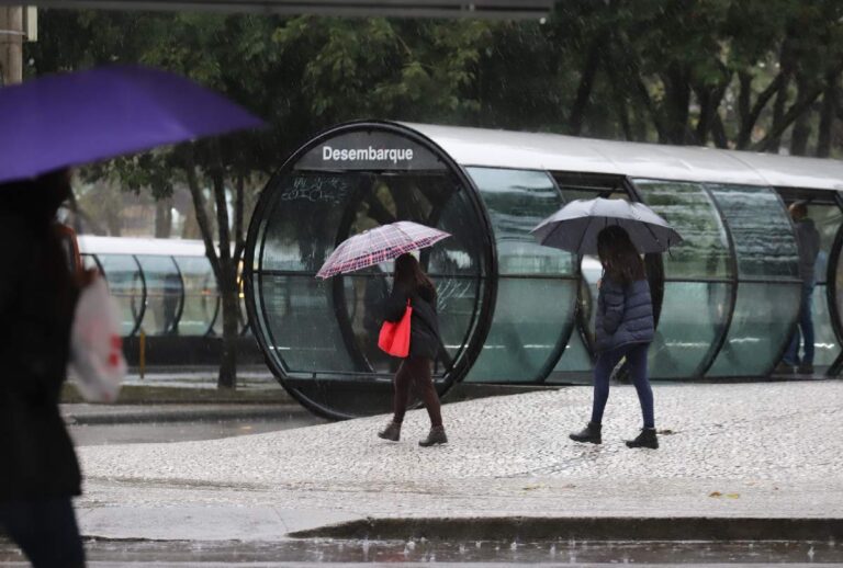 Alerta laranja de tempestade no Paraná