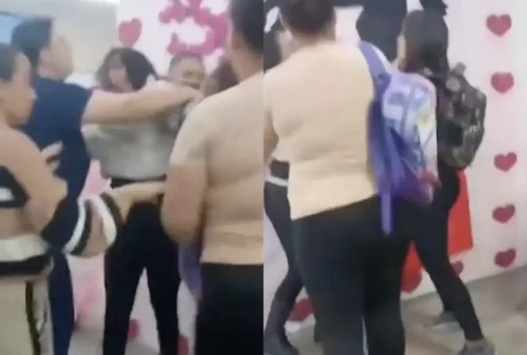 Briga de mães na escola