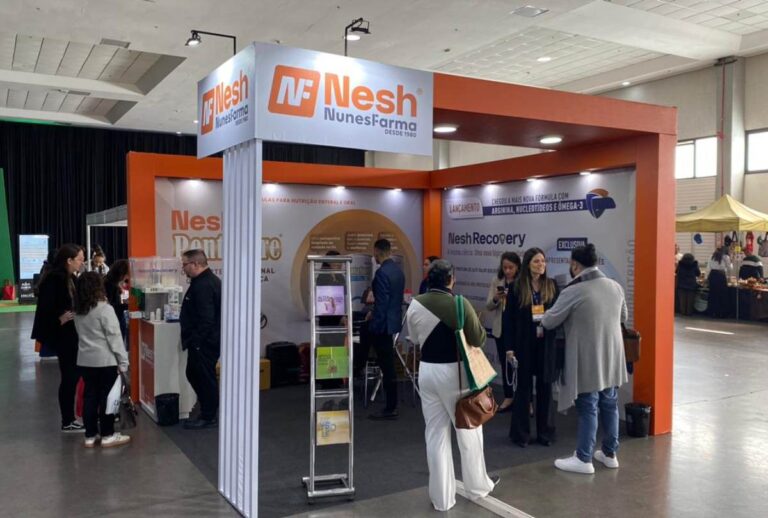 Estande Nesh Nunesfarma no Conbran 2026