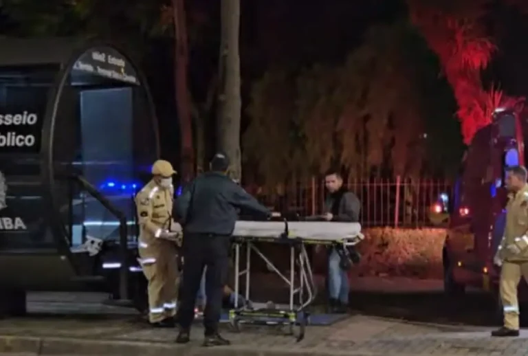 Homem agredido em Curitiba