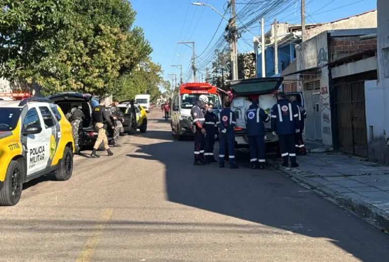 Homem morto em Curitiba
