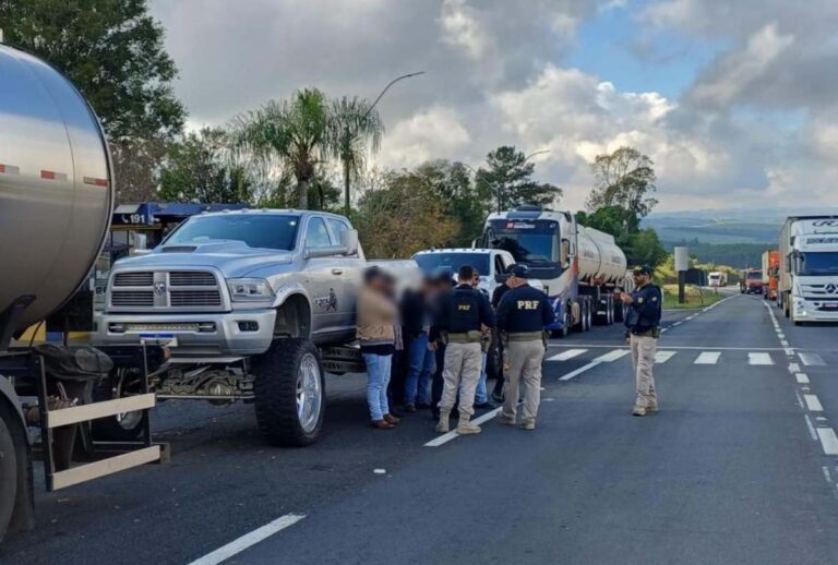 caminhonete de influenciador é apreendida