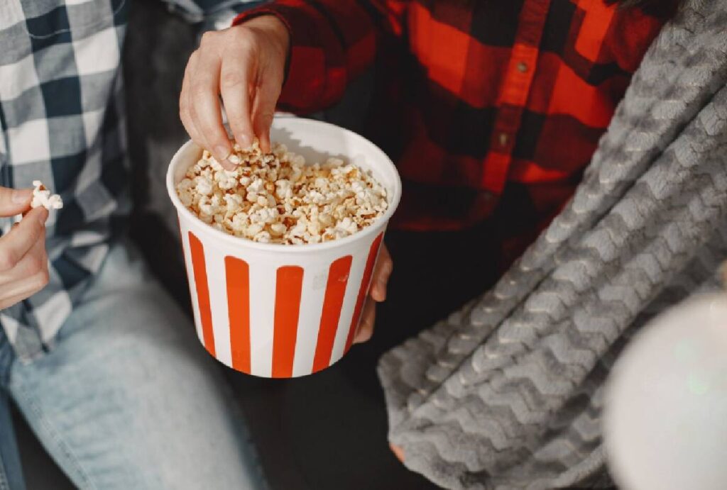 Pipoca no cinema