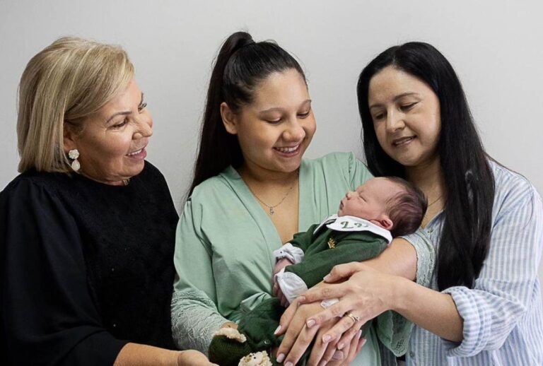 Mães que tiveram filhos na Maternidade Brígida