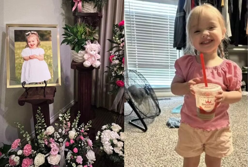 Menina morre esmagada