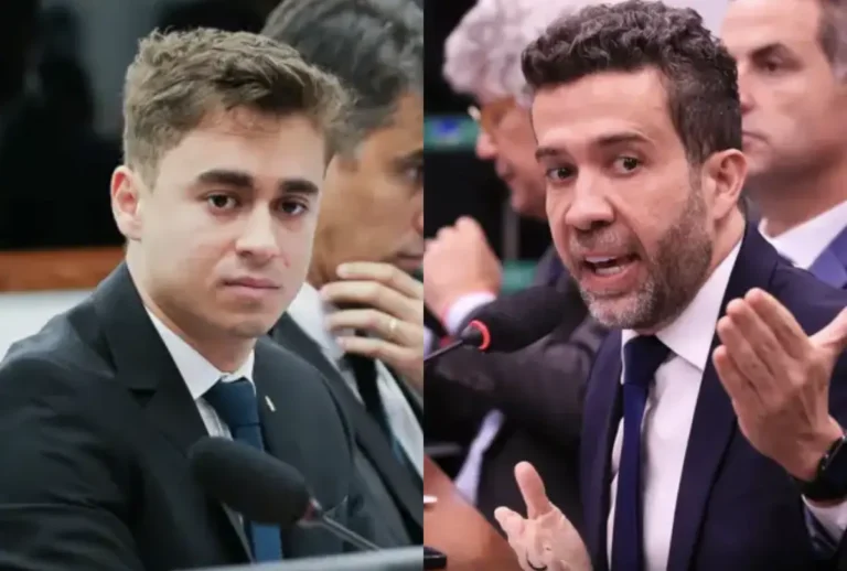 Janones e Nikolas Ferreira nas fotos