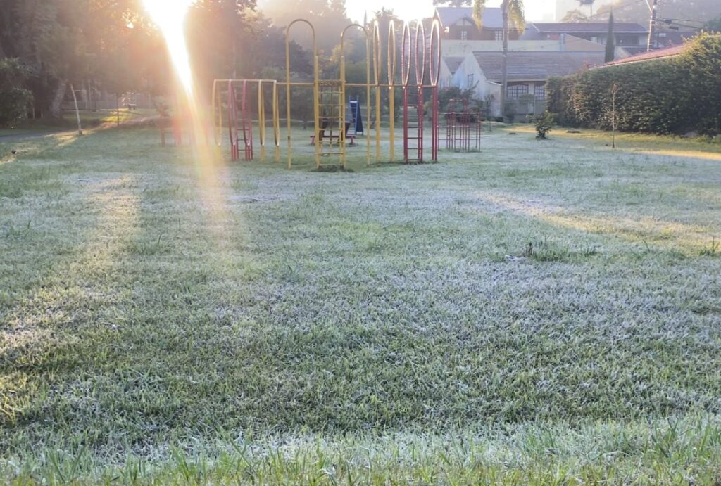 Geada em Curitiba