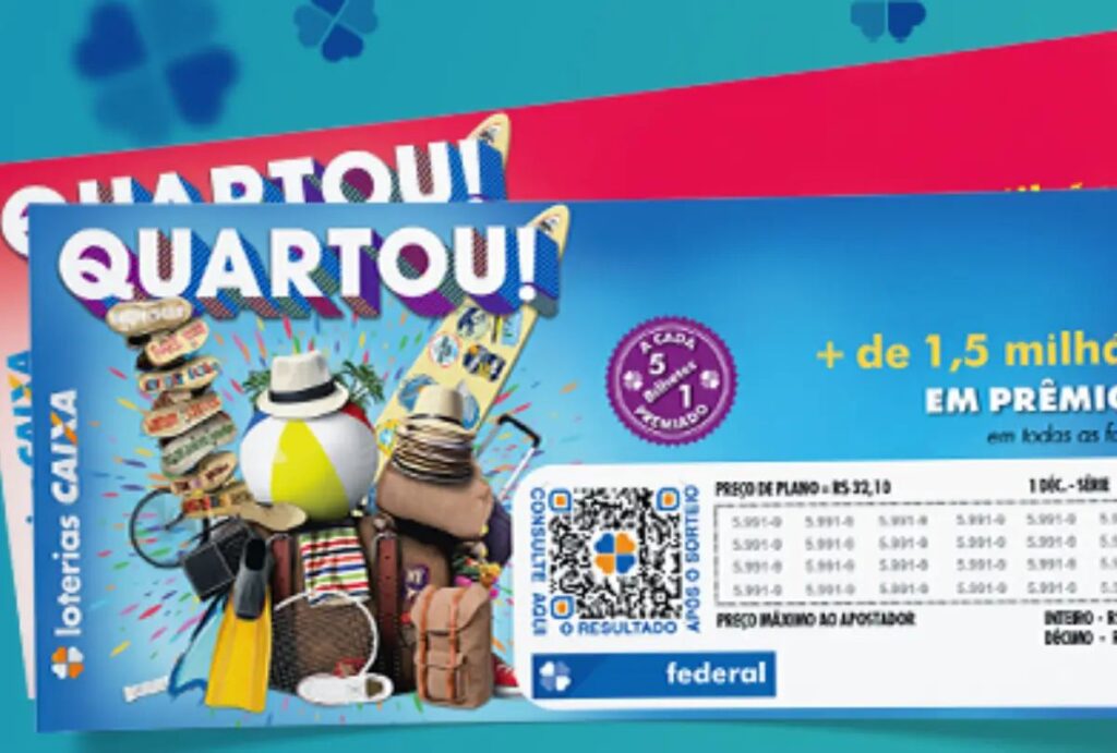 Bilhete da Loteria Federal