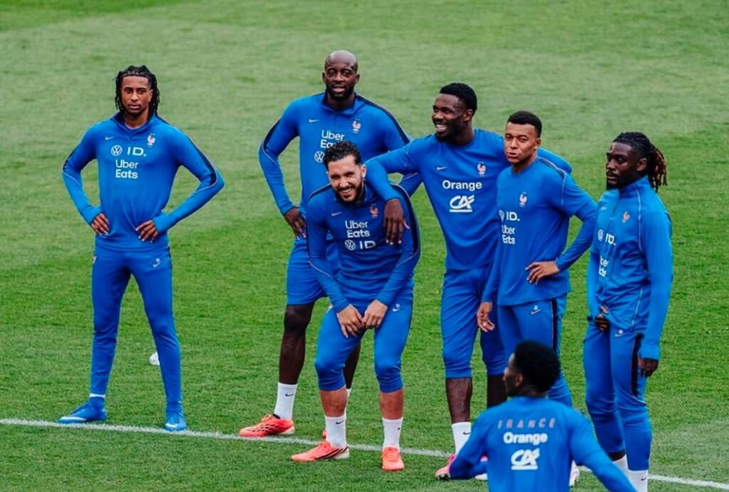 Treino da Seleção da França