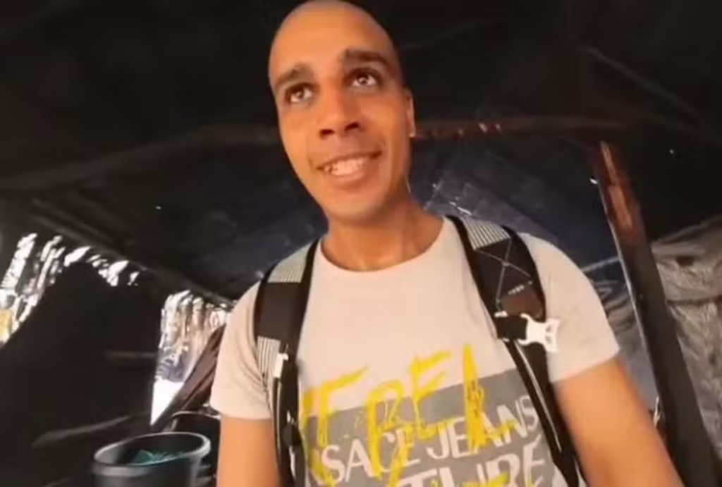 influencer comer cão