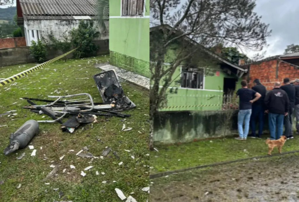 Aparelho de oxigênio explodiu