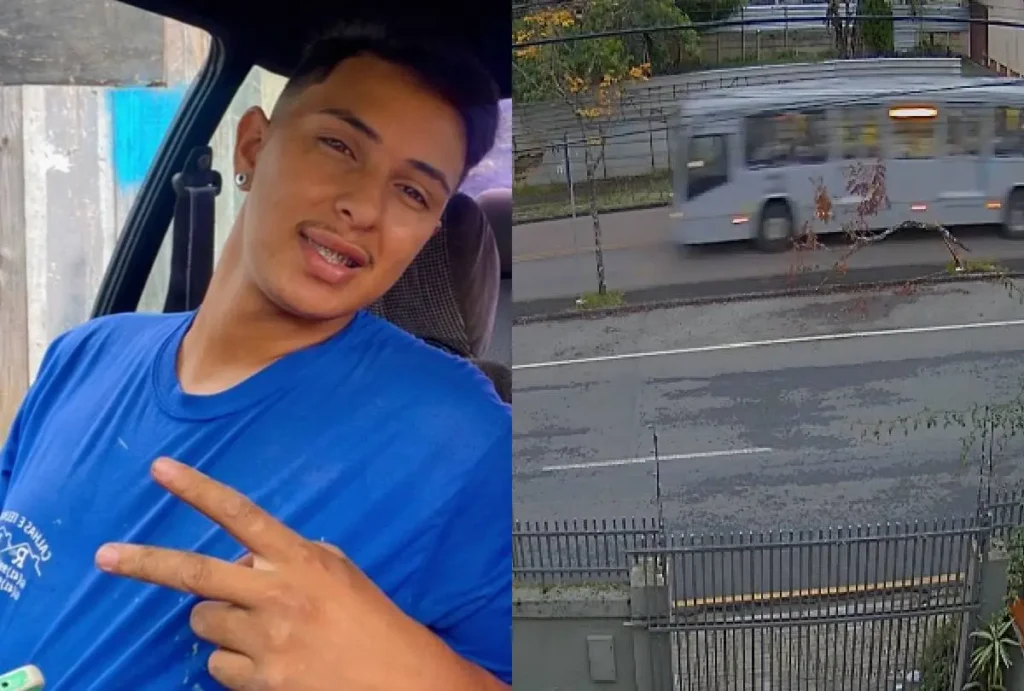 Atropelamento por ônibus em Curitiba