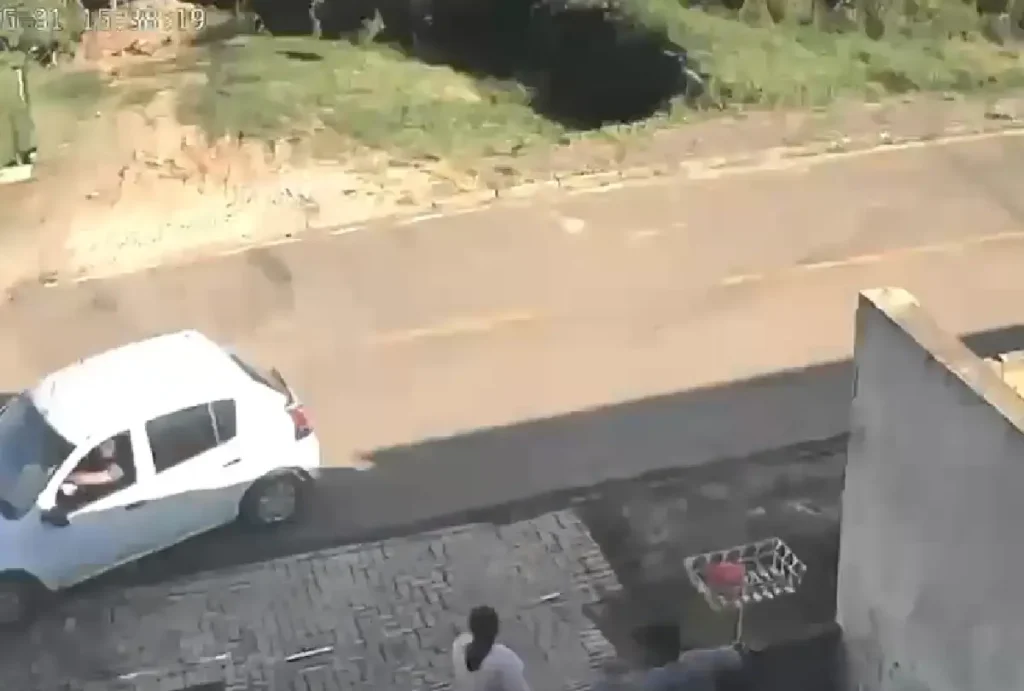 Motorista desgovernado em Araucária