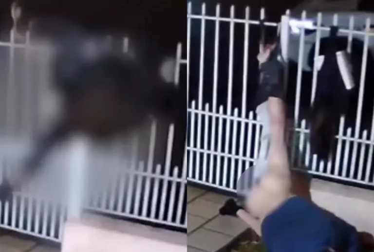 Bandido ficou pelado
